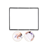 Maxbell Movie Projector Screen Thickened Projection Screen for Camping Outdoor Party 2.21x1.25m