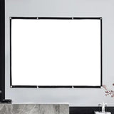Maxbell Movie Projector Screen Thickened Projection Screen for Camping Outdoor Party 2.21x1.25m