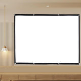 Maxbell Movie Projector Screen Thickened Projection Screen for Camping Outdoor Party 2.21x1.25m