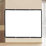 Maxbell Movie Projector Screen Thickened Projection Screen for Camping Outdoor Party 2.21x1.25m
