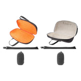 Maxbell Travel Carrying Case Tote Bag Adjustable Shoulder Strap Protective Pouch Bag Inner Orange