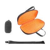 Maxbell Travel Carrying Case Tote Bag Adjustable Shoulder Strap Protective Pouch Bag Inner Orange