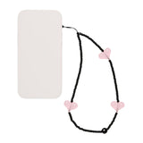 Maxbell Beaded Phone Strap Creative Acrylic Mobile Strap for Car Keys Phone Keychain