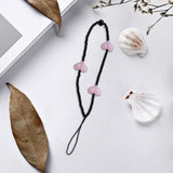 Maxbell Beaded Phone Strap Creative Acrylic Mobile Strap for Car Keys Phone Keychain