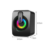 Maxbell 2x USB Mini Speaker 2.0 Channel Small Computer Speaker for PC Desktop Office
