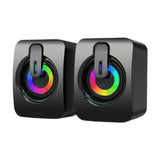 Maxbell 2x USB Mini Speaker 2.0 Channel Small Computer Speaker for PC Desktop Office