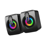 Maxbell 2x USB Mini Speaker 2.0 Channel Small Computer Speaker for PC Desktop Office