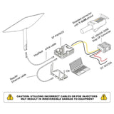 Maxbell Ethernet Splitter Cable LAN Ethernet Cables Internet Adapter Network Adapter 1 to 1