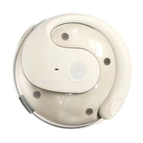 Maxbell Ear Hanging Headphone Earphone with Charging Case for Running Cycling Gaming Beige