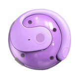 Maxbell Ear Hanging Headphone Earphone with Charging Case for Running Cycling Gaming Purple