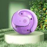 Maxbell Ear Hanging Headphone Earphone with Charging Case for Running Cycling Gaming Purple