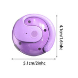 Maxbell Ear Hanging Headphone Earphone with Charging Case for Running Cycling Gaming Purple
