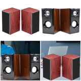 Maxbell 2x Computer Speakers Easy to Use Laptop Speakers for Party Ideal Gift Office