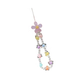 Maxbell Mobile Phone Charm Lanyard Phone Case Accessories Creative Phone Charm Strap Purple