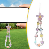Maxbell Mobile Phone Charm Lanyard Phone Case Accessories Creative Phone Charm Strap Purple