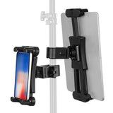 Maxbell Phone Clamp Easy Installation Large Tablet Clamp Tablet Holder for Gym Phone