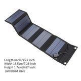 Maxbell 20W Solar Panel Folding Bag for Travel Emergency Charging Outdoor Activities