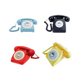 Maxbell Rotary Dial Landline Phone Dining Room Living Room Corded Landline Telephone Light Blue