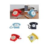 Maxbell Rotary Dial Landline Phone Dining Room Living Room Corded Landline Telephone Light Blue