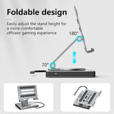 Maxbell Docking Station Aluminium Alloy Holder for Phone Electronic Equipment Office 8 in 1 Rotate