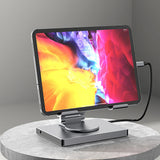 Maxbell Docking Station Aluminium Alloy Holder for Phone Electronic Equipment Office 8 in 1 Rotate