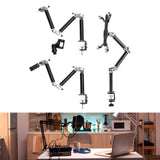 Maxbell Boom Arm Folding for Video Gaming Studio Audio Radio Studio, Podcast, Gaming for mic