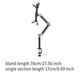 Maxbell Boom Arm Folding for Video Gaming Studio Audio Radio Studio, Podcast, Gaming for tablet