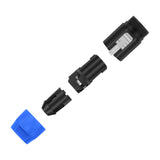 Maxbell 4Pin Speaker Adapter Easy to Install NL4FC for Power Amplifier Console Mixer Blue