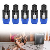 Maxbell 4Pin Speaker Adapter Easy to Install NL4FC for Power Amplifier Console Mixer Blue