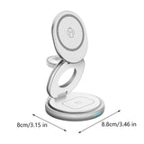 Maxbell Portable Wireless Charger Stand Tabletop Mount Lightweight Sturdy Adjustable White