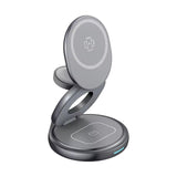 Maxbell Portable Wireless Charger Stand Tabletop Mount Lightweight Sturdy Adjustable Grey