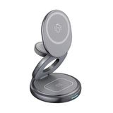 Maxbell Portable Wireless Charger Stand Tabletop Mount Lightweight Sturdy Adjustable Grey