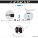 Maxbell BT 5.1 USB Audio Receiver Adapter TV Travel Component with Stereo Microphone