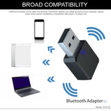 Maxbell BT 5.1 USB Audio Receiver Adapter TV Travel Component with Stereo Microphone