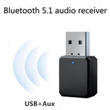 Maxbell BT 5.1 USB Audio Receiver Adapter TV Travel Component with Stereo Microphone