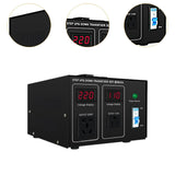 Maxbell Voltage Transformer Converter CN Adapter Accurate Heavy Duty Power Converter 20.5x24x12.5cm 2000VA