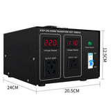 Maxbell Voltage Transformer Converter US Adapter Accurate Heavy Duty Power Converter 20.5x24x12.5cm 1000VA