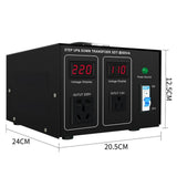 Maxbell Voltage Transformer Converter US Adapter Accurate Heavy Duty Power Converter 20.5x24x12.5cm 2000VA