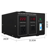 Maxbell Voltage Transformer Converter US Adapter Accurate Heavy Duty Power Converter 21.5x26x15.5cm 3000VA