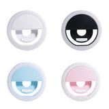 Maxbell Phone Selfies Light Makeup Cold Soft Warm Light LED Phone Selfie Circle Light white