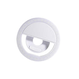 Maxbell Phone Selfies Light Makeup Cold Soft Warm Light LED Phone Selfie Circle Light white