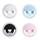 Maxbell Phone Selfies Light Makeup Cold Soft Warm Light LED Phone Selfie Circle Light white