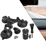 Maxbell Action Camera Suction Cup Car Mount Camera Holder for Car Body Wooden Tables
