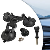 Maxbell Action Camera Suction Cup Car Mount with Adapter for Stainless Steel Surface With screw rod