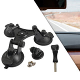Maxbell Action Camera Suction Cup Car Mount with Adapter for Stainless Steel Surface With screw rod