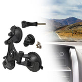 Maxbell Action Camera Suction Cup Car Mount with Adapter for Stainless Steel Surface With screw rod