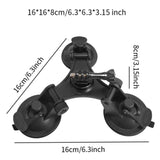 Maxbell Action Camera Suction Cup Car Mount with Adapter for Stainless Steel Surface With screw rod