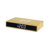 Maxbell Wooden Alarm Clock Table Decor Bedroom Bedside Desk Shelf Digital Wooden Clock