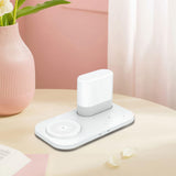 Maxbell Night Light Wireless Charger Type C Interface Indoor Birthday Gift Desk Lamp White