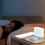 Maxbell Night Light Wireless Charger Type C Interface Indoor Birthday Gift Desk Lamp White